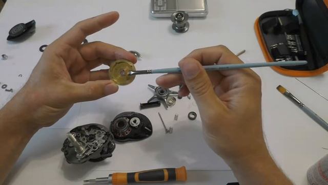 Мультипликаторная катушка. Team Daiwa Zillion 100 HSHLR 7.3L Type-R техническое обслуживание. смотреть онлайн