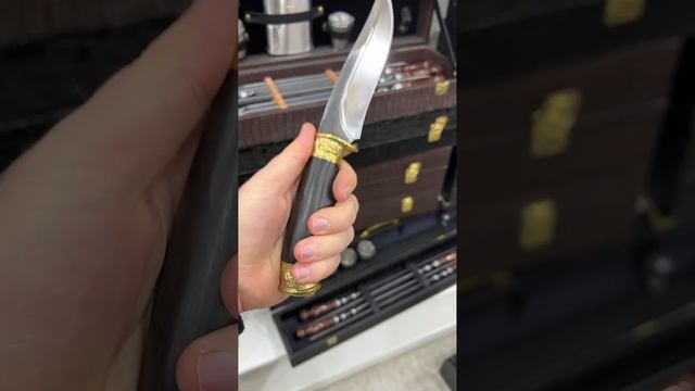 Кизлярский нож "Ф1" из кованой стали Х12МФ #кизлярскиеножи #кизляр #ножи смотреть онлайн