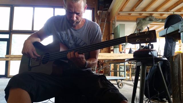 Sigma Guitars BMC-15FE+ Acoustic 4-String Fretless Bass - Leitnerjoe смотреть онлайн