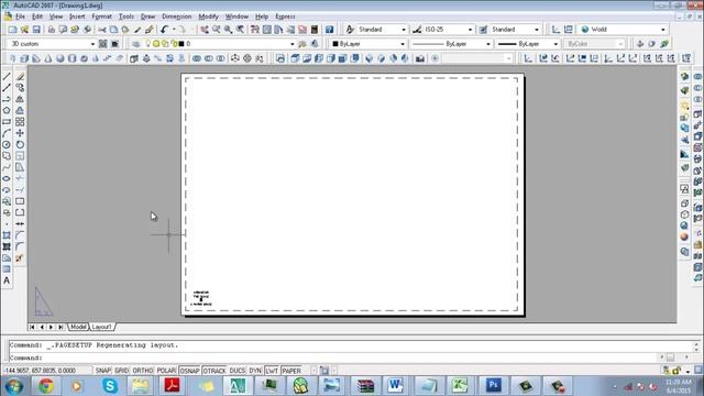 AutoCAD Basic Tutorial: Scale the Paper Space смотреть онлайн