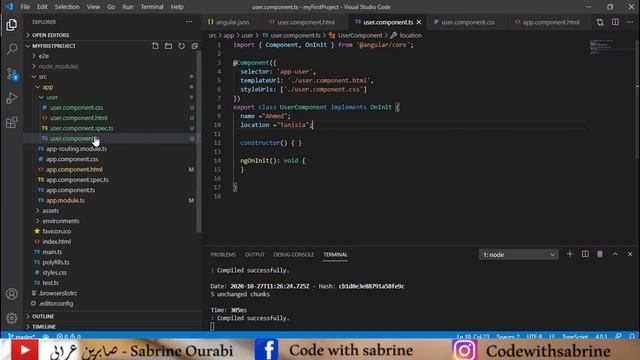 (5) Event Binding Angular - HTML و TS ربط المعلومات بين смотреть онлайн