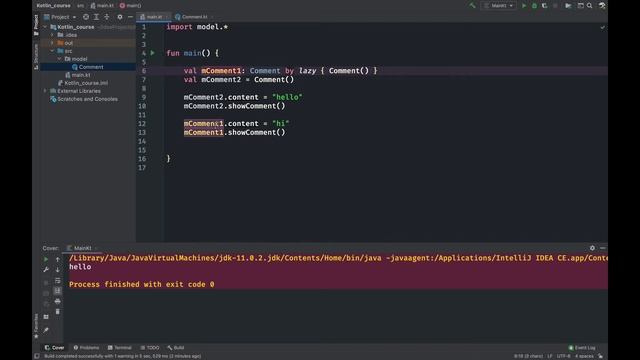 063 lateinit and lazy init in kotlin смотреть онлайн
