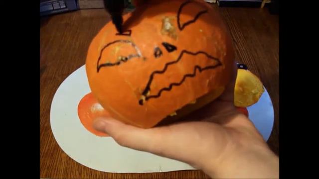 Фонарик из тыквы на Halloween смотреть онлайн