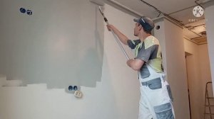 Покраска стен на кухне. Кухонный фартук.