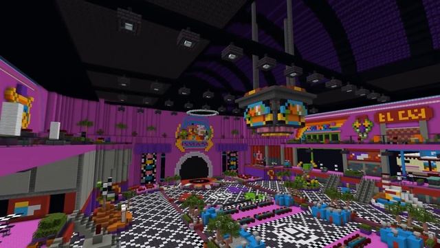 Building The Atrium From Security Breach In Minecraft // Building Security Breach In Minecraft #3