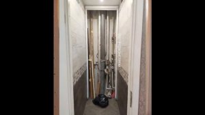 ЗАКРЫТЬ НИШУ И ЗАДНЮЮ СТЕНКУ ТУАЛЕТА