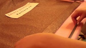 Шторы своими руками-подшиваем штору.