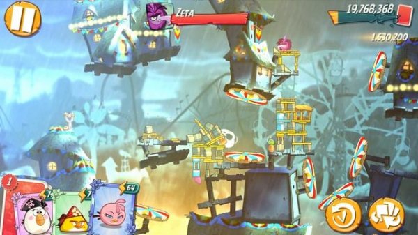 Angry Birds 2 - Level 246 (Pig City / Pigsyland) - Boss Level