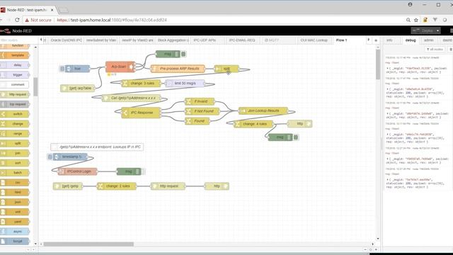 Node-Red: IPControl IP Lookup API with ARP IPs (PowerShell client) смотреть онлайн