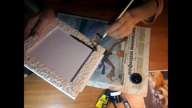 Фоторамка  из картона