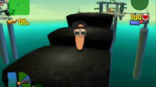 Worms 4 : Innovation Bridge Build Gameplay смотреть онлайн