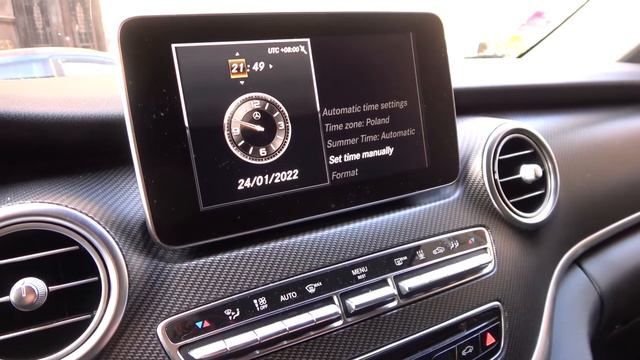 How to Manually Change Date and Time in Mercedes V Class W447 (2014 - now) - Manage Time Settings смотреть онлайн