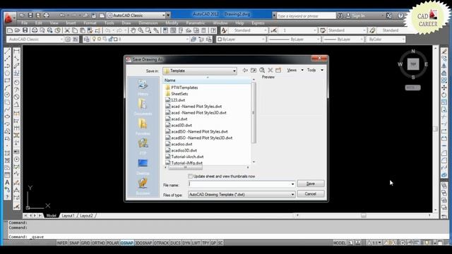 Creating A New Template In AutoCAD | Using Template to Create Drawing in AutoCAD - CAD CAREER смотреть онлайн