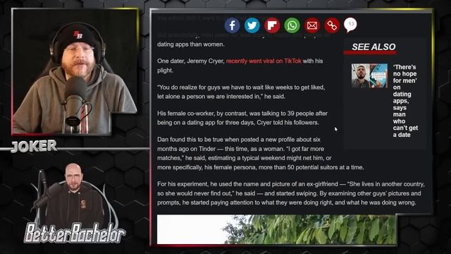 Desperate men try to game Tinder by pretending to be women. смотреть онлайн