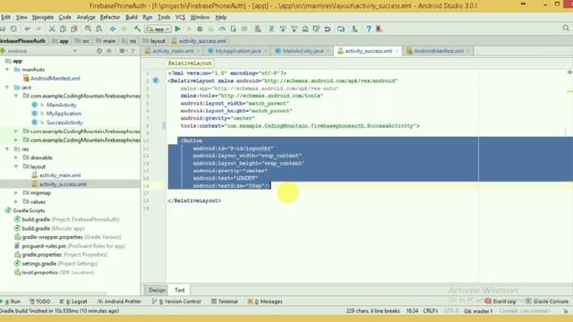 Phone Number Authentication Using Firebase in android смотреть онлайн