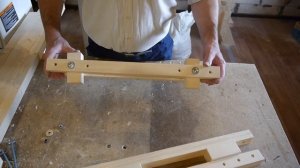 Самодельная вайма. Homemade clamp carrier from wood.
