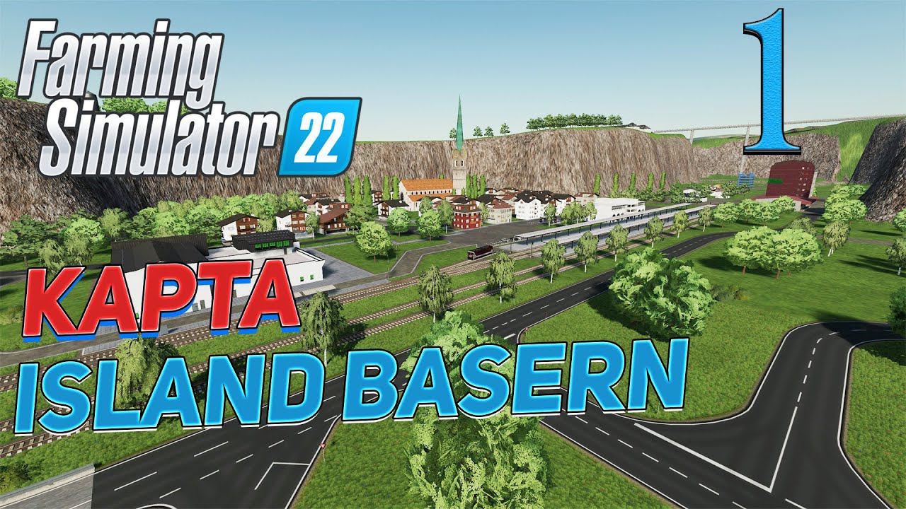 FS 22 Карта "ISLAND BASERN" # 1 ✦СТРИМ✦ смотреть онлайн