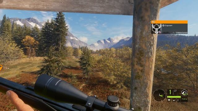 TheHunter Call Of The Wild #29 ? - Высокая засидка - Озерный край Лейтон - Прохождение