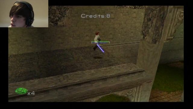 Star Wars Episode I Jedi Power Battles (Jedi Mode) Obi Wan Walkthrough-Ruins смотреть онлайн