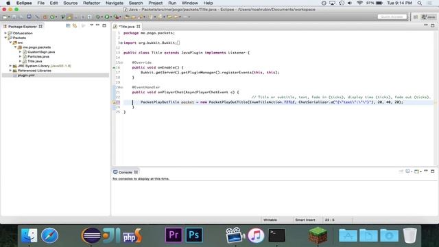 [Bukkit Coding: Packets] Episode 4: Titles смотреть онлайн