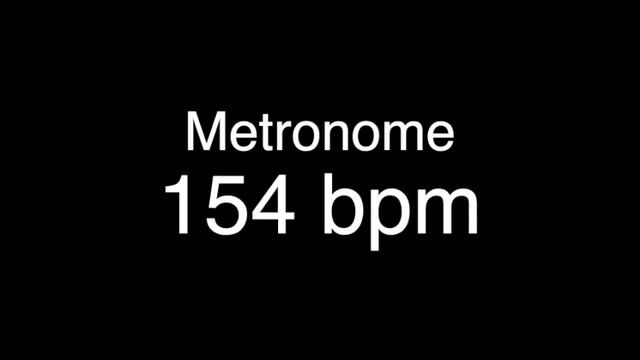 154 bpm Metronome смотреть онлайн
