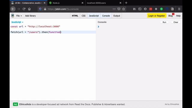 كيفية عمل خادم وهمي json-server смотреть онлайн