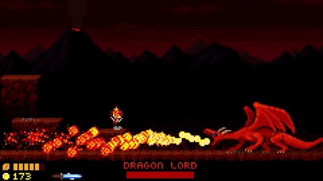 Dragon Boss Fight! New Pixel RPG! THY SWORD (PS4) смотреть онлайн