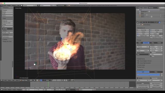 Blender VFX masking tutorial: Fire Power! смотреть онлайн