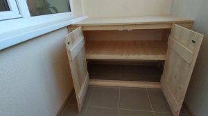 Две тумбочки из вагонки на балкон