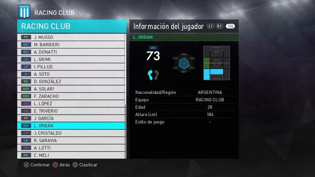 Faces de Racing Club | PES 2018 | Copiar Base смотреть онлайн
