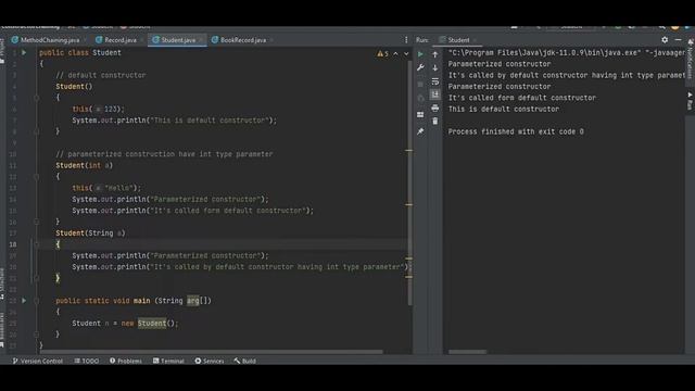 What is constructor chaining in java in hindi | Constructor overloading and chaining in java, смотреть онлайн