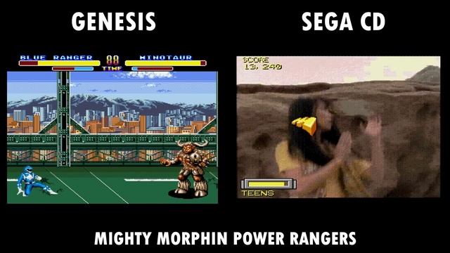 All Genesis Vs Sega CD Games Compared Side By Side