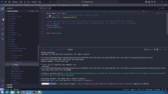 01 Ins Create React App смотреть онлайн
