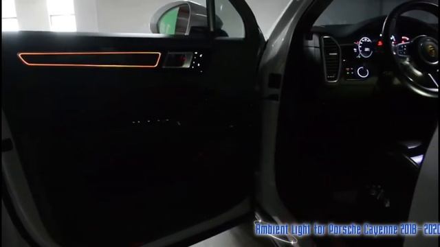 Porsche Cayenne 2018-2020 Car Interior Ambient Light смотреть онлайн