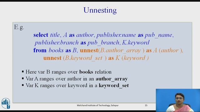 Nesting and Unnesting- Object Based Databases смотреть онлайн