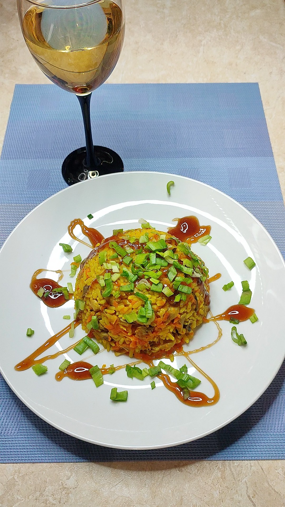 Вешенки с рисом на сковороде, просто, быстро и очень вкусно