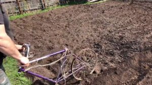 Самодельный окучник для картошки из старого велосипеда