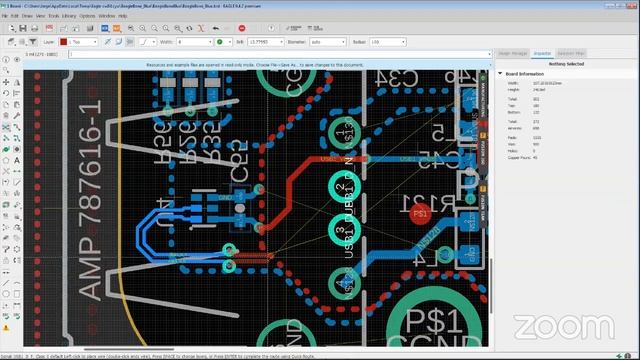 Autodesk EAGLE Manual Routing смотреть онлайн