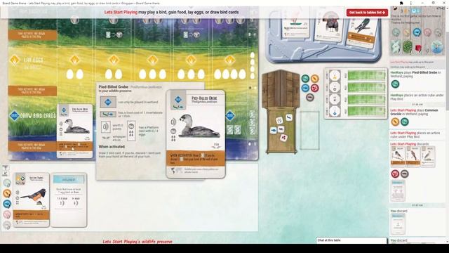 Wingspan - How to play - Board game Arena (BGA) teach смотреть онлайн