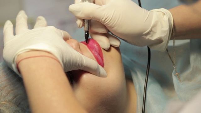 Maquilhagem Permanente Para Lábios Light Kayal Перманентный Макияж губ Светлый кайал