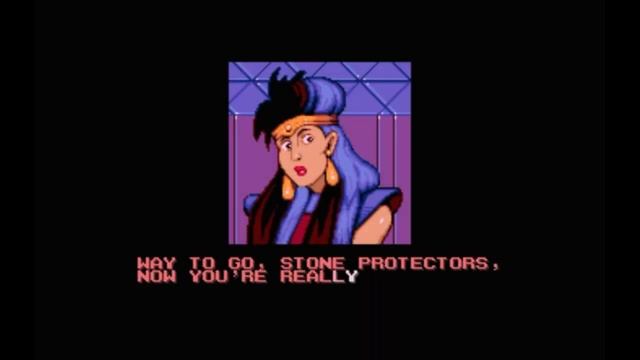 Super Nintendo (Snes) 16-bit Stone Protectors Stage 8
