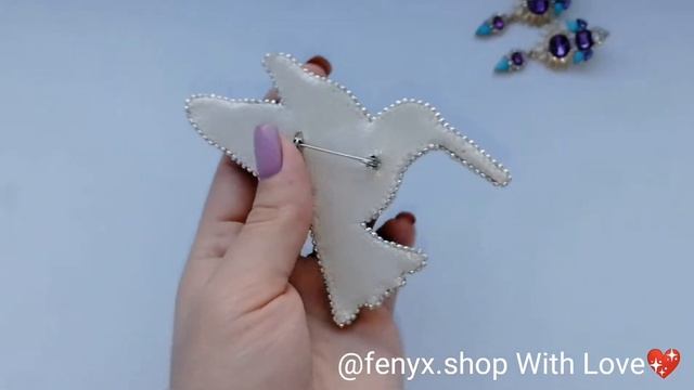 Брошь Колибри Обзор. Hummingbird DIY смотреть онлайн