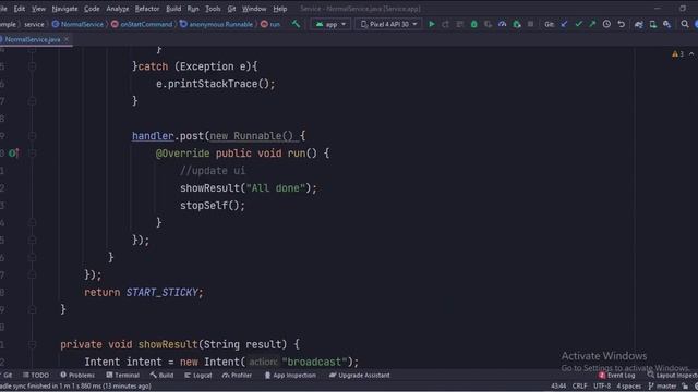 ANDROID - SERVICE TUTORIAL IN JAVA || смотреть онлайн