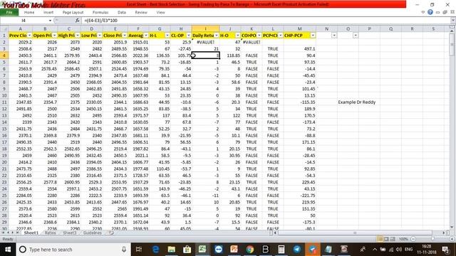 Excel Sheet for Best Stock Selection - Swing Trading - By Paisa To Banega смотреть онлайн