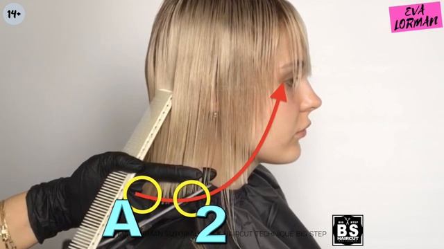 Как стричь Женские Стрижки! Стрижка КАСКАД на средние волосы! Ева Лорман! Стрижки для начинающих смотреть онлайн