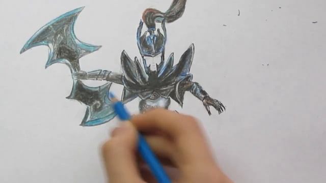 Как нарисовать Phantom Assassin Dota2 (speed painting) смотреть онлайн