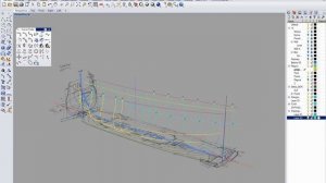 Гото Предестинация - 12. Построение поверхности  и кормовой плоскости в Rhino 5.0