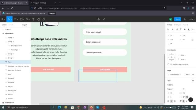 Figma Mobile App Design смотреть онлайн