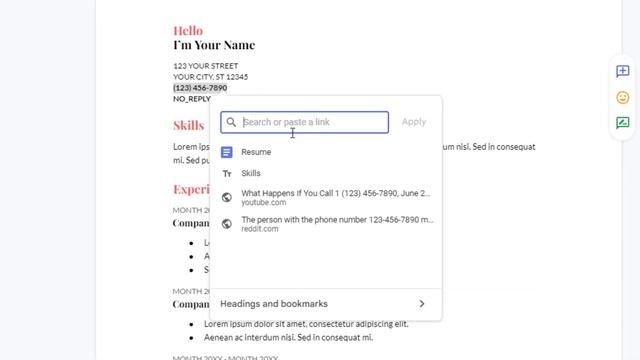 Google Docs: How To Hyperlink A Phone Number In Google Docs | PC | *2023 смотреть онлайн
