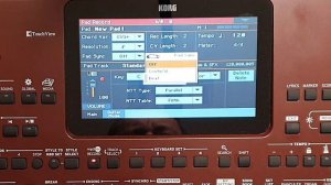 Korg pa700: Запись пэда, гитарная дорожка, Rx шумы